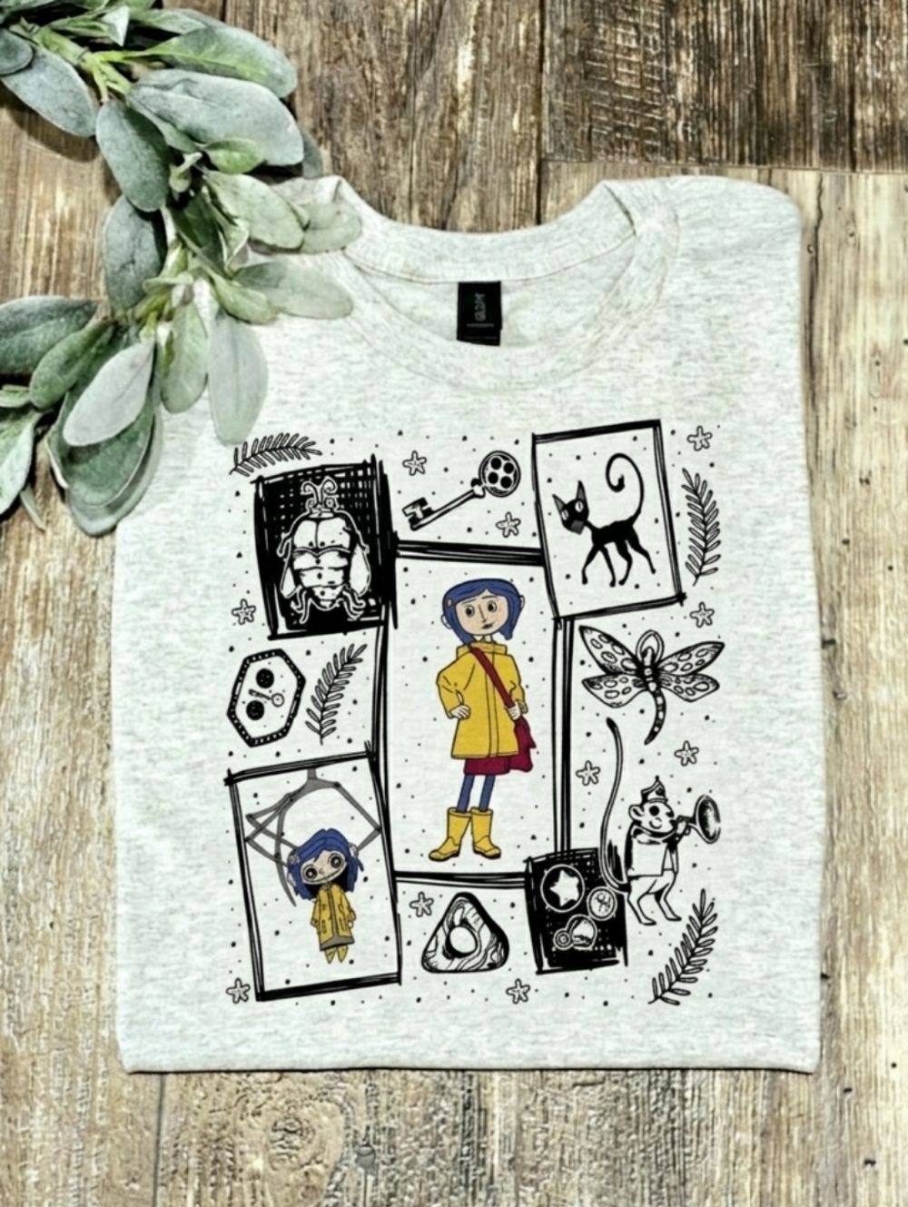 coraline shirt popular cute trendy Short Sleeve Tee